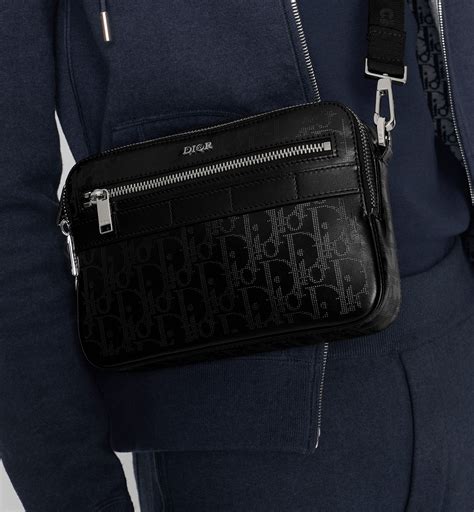 dior safari messenger oblique navy black|Dior Safari Messenger Bag Oblique Galaxy Black .